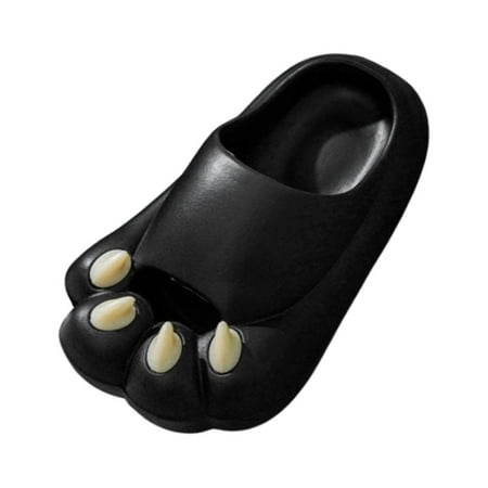 Cat Paws Slippers Funny Claw Female Sandals Bathroom Slippers Anti Slip Funny Sandals Cute EVA Summer Slippers Animal Paws Slides for Indoor Black 34 to 35 Yards
Cat Paws Slippers Funny Claw Female Sandals Bathroom Slippers Anti Slip Funny Sandals Cute EVA Summer Slippers Animal Paws Slides for Indoor Black 34 to 35 Yards