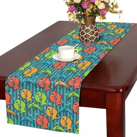 MKHERT Tropical Fish Table Runner Sea Ocean Fish Table Cloth Runner for Wedding Party Banquet Decoration 14x72 inch
MKHERT Tropical Fish Table Runner Sea Ocean Fish Table Cloth Runner for Wedding Party Banquet Decoration 14x72 inch