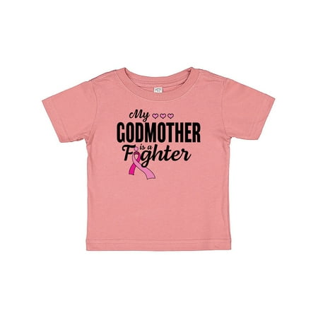 Inktastic Breast Cancer Awareness My Godmother is a Fighter Gift Baby Boy or Baby Girl T-Shirt
Inktastic Breast Cancer Awareness My Godmother is a Fighter Gift Baby Boy or Baby Girl T-Shirt