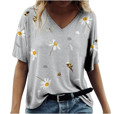 Corset Tops for Women Women s Fashion Tops Funny Printe Casual Loose Fit Tee Shirts Blouse Print V-neck Shirt Short Sleeve Oversized T Shirts for Women Multicolor XXL
Corset Tops for Women Women s Fashion Tops Funny Printe Casual Loose Fit Tee Shirts Blouse Print V-neck Shirt Short Sleeve Oversized T Shirts for Women Multicolor XXL