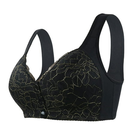 ZMHEGW Women s Bras Wireless Full Coverage Plus Size Wire-Free Breathable Bra Solid Print Black 40 1-Pack
ZMHEGW Women s Bras Wireless Full Coverage Plus Size Wire-Free Breathable Bra Solid Print Black 40 1-Pack