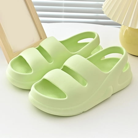NECHOLOGY Two Band Slide Sandals Women Fashion Four Seasons Women Sandals Flat Sole Thick Sole Indoor Sandals for Women Summer Green 9
NECHOLOGY Two Band Slide Sandals Women Fashion Four Seasons Women Sandals Flat Sole Thick Sole Indoor Sandals for Women Summer Green 9