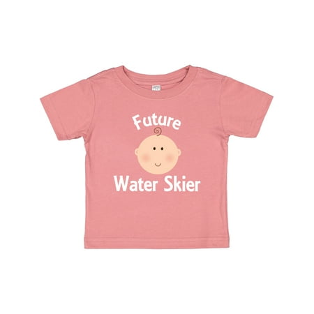 Inktastic Future Water Skier Gift Baby Boy or Baby Girl T-Shirt