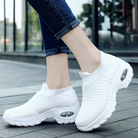 Foraging dimple Mesh Shoes Thick Bottom Platform Shoes Buffer Cushion Women Shoes Rocking Shoes White
Foraging dimple Mesh Shoes Thick Bottom Platform Shoes Buffer Cushion Women Shoes Rocking Shoes White
