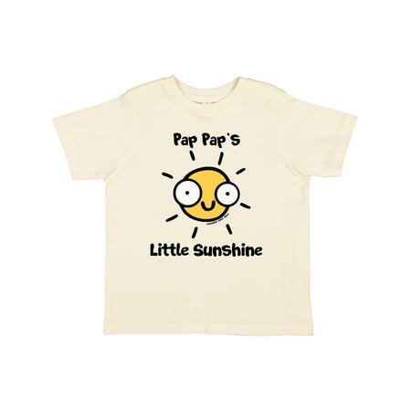 Inktastic Pap Pap s Little Sunshine Gift Toddler Boy or Toddler Girl T-Shirt