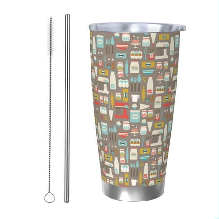 Goofa Kitchen Food for 20 oz Skinny Tumbler Stainless Steel Coffee Mug Slim Vacuum Insulated Travel Cup Car Cup-Straw Two-piece Set
Goofa Kitchen Food for 20 oz Skinny Tumbler Stainless Steel Coffee Mug Slim Vacuum Insulated Travel Cup Car Cup-Straw Two-piece Set