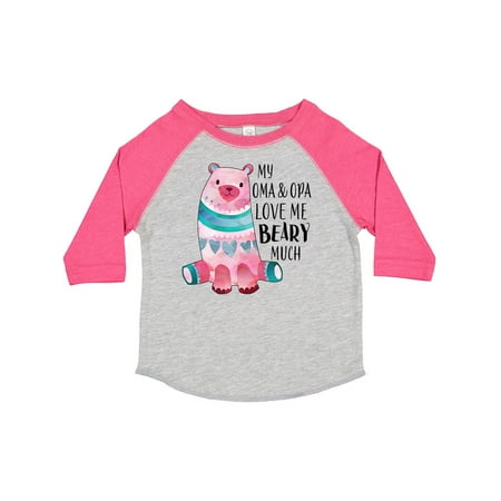 Inktastic My Oma and Opa Love Me Beary Much with Cute Bear Gift Toddler Boy or Toddler Girl T-Shirt
Inktastic My Oma and Opa Love Me Beary Much with Cute Bear Gift Toddler Boy or Toddler Girl T-Shirt