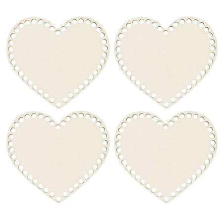 FRCOLOR 4PCS Wooden DIY Bag Bottom Base Manual Heart-shaped Crochet Bag Shaper Base
FRCOLOR 4PCS Wooden DIY Bag Bottom Base Manual Heart-shaped Crochet Bag Shaper Base