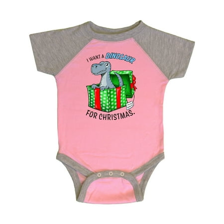 Inktastic I Want a Dinosaur for Christmas in Green and Red Gift Box Gift Baby Boy or Baby Girl Bodysuit
Inktastic I Want a Dinosaur for Christmas in Green and Red Gift Box Gift Baby Boy or Baby Girl Bodysuit
