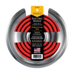 2PC Stanco Stanco - 602-8 - Steel Reflector Pan 8 in. W