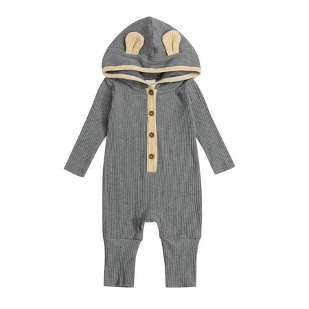 CIYCuIT Newborn Baby Girl Boy Hooded Romper Unisex Baby Knitted Jumpsuit Infant Kids Solid Outfits Baby Girl Boy Jumpsuit
CIYCuIT Newborn Baby Girl Boy Hooded Romper Unisex Baby Knitted Jumpsuit Infant Kids Solid Outfits Baby Girl Boy Jumpsuit