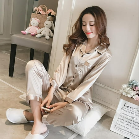 2PCS Pajamas Set Satin Pyjamamas Lace Patchwork Bril Wedding Nightwear Rayon Home Wear Nighty&Robe Suit
2PCS Pajamas Set Satin Pyjamamas Lace Patchwork Bril Wedding Nightwear Rayon Home Wear Nighty&Robe Suit