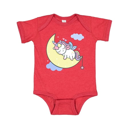 Inktastic Unicorn Moon Gift Baby Girl Bodysuit