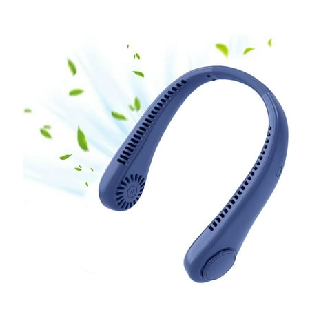 Portable Neck Fan 3 Speed Adjustable 360° Cooling Super Quiet No Blade Fan Headphone Design Wearable Personal Fan USB Powered Neck Fan for Outdoor&Indoor(Blue)
Portable Neck Fan 3 Speed Adjustable 360° Cooling Super Quiet No Blade Fan Headphone Design Wearable Personal Fan USB Powered Neck Fan for Outdoor&Indoor(Blue)