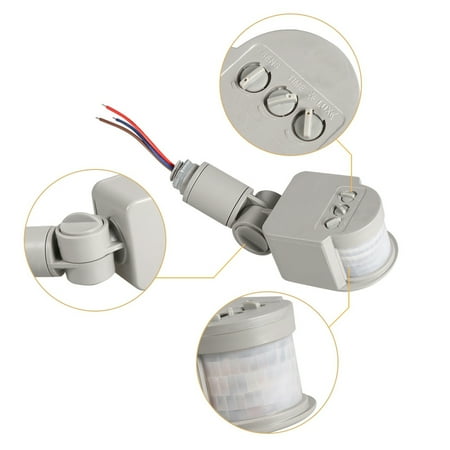 Cergrey Body Sensor Switch Motion Sensor Switch 180 Degree Sensor Switch Detector Sidewalk Outdoor Wall Switch For Lighting
Cergrey Body Sensor Switch Motion Sensor Switch 180 Degree Sensor Switch Detector Sidewalk Outdoor Wall Switch For Lighting