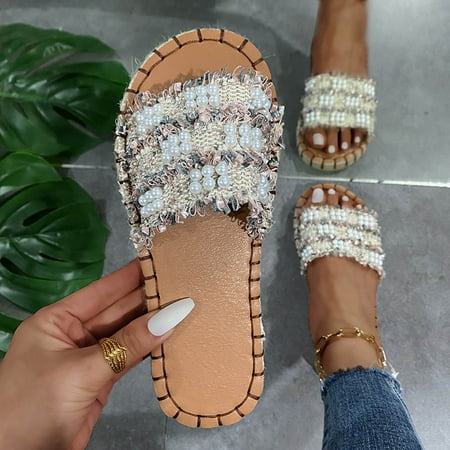 〖Yilirongyumm〗 Pink 39 Slippers For Women Pearl Toe Fashion Slippers Slip-On Shoes Beach Summer Breathable Open Women s Slipper
〖Yilirongyumm〗 Pink 39 Slippers For Women Pearl Toe Fashion Slippers Slip-On Shoes Beach Summer Breathable Open Women s Slipper