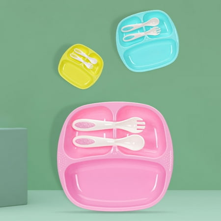 Beechoice 3-Piece/Set Kid Plate Set Toddler Plates Dinnerware Dinner Dish Set Baby Feeding Divided Plate - Baby Spoon and fork for Kids and Toddlers Teaches Child Portion Control
Beechoice 3-Piece/Set Kid Plate Set Toddler Plates Dinnerware Dinner Dish Set Baby Feeding Divided Plate - Baby Spoon and fork for Kids and Toddlers Teaches Child Portion Control