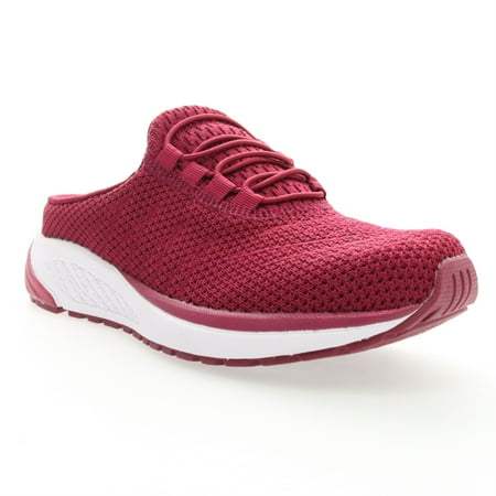 Propet Women s Tour Knit Slide Sneakers Wine Size - 12