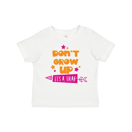 Inktastic Don t Grow Up It s a Trap Arrow Stars Gift Toddler Boy or Toddler Girl T-Shirt
Inktastic Don t Grow Up It s a Trap Arrow Stars Gift Toddler Boy or Toddler Girl T-Shirt