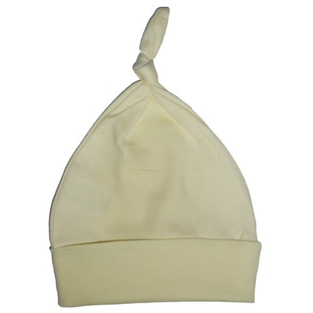 Yellow Knotted Baby Cap
