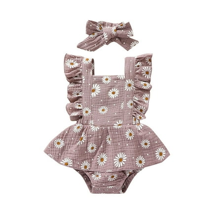 Girls Bodysuits Ruffle Trim Backless Floral Printed Headbands Baby Clothes Kids Children Loose Fashion Outwear Leisure Spring Summer Rompers Jumpsuits
Girls Bodysuits Ruffle Trim Backless Floral Printed Headbands Baby Clothes Kids Children Loose Fashion Outwear Leisure Spring Summer Rompers Jumpsuits