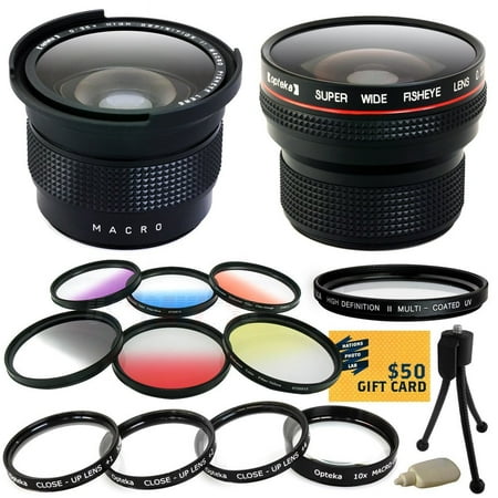 UPC 813789127963 product image for Pro .20x + .35x Fisheye Lens + Uv Filter + Close Up+ 6 PC Filters for 52mm Nikon | upcitemdb.com
