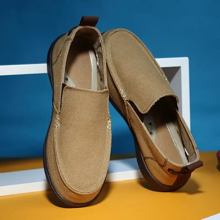 Men‘s Canvas Casual Loafers Flat