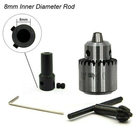 JT0 Micro Motor Drill Chuck with 8mm Motor Connecting Rod Sleeve