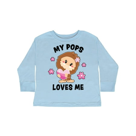 Inktastic My Pops Loves Me with Bigfoot Gift Toddler Toddler Girl Long Sleeve T-Shirt
Inktastic My Pops Loves Me with Bigfoot Gift Toddler Toddler Girl Long Sleeve T-Shirt