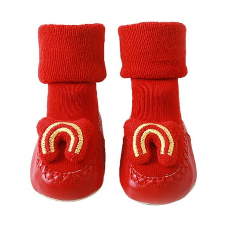 Yinguo Cute Children Toddler Autumn And Winter Boys And Girls Socks Shoes Flat Bottoms Non Slip Warm And Comfortable Solid Color Chinese New Year Style A L
Yinguo Cute Children Toddler Autumn And Winter Boys And Girls Socks Shoes Flat Bottoms Non Slip Warm And Comfortable Solid Color Chinese New Year Style A L