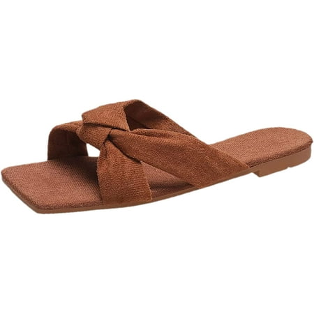 Women s Sandals Bow Non-Slip Flat Slippers Lightweight Plus Size Square Peep Toe Resistant Beach Shoes Indoor Outdoor Summer Classics Ladies Shoes
Women s Sandals Bow Non-Slip Flat Slippers Lightweight Plus Size Square Peep Toe Resistant Beach Shoes Indoor Outdoor Summer Classics Ladies Shoes