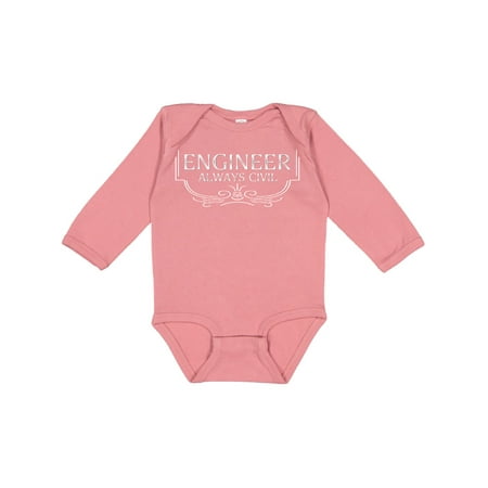 Inktastic Always Civil Civil Engineer White Text Gift Baby Boy or Baby Girl Long Sleeve Bodysuit
Inktastic Always Civil Civil Engineer White Text Gift Baby Boy or Baby Girl Long Sleeve Bodysuit