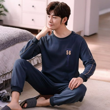 DanceeMangoo Mens Pajamas Set Spring Autumn Leisure Elastic Waist Men Sleepwear Cotton Mens Long Sleeve Nightwear Top Long Men Home Cloth
DanceeMangoo Mens Pajamas Set Spring Autumn Leisure Elastic Waist Men Sleepwear Cotton Mens Long Sleeve Nightwear Top Long Men Home Cloth