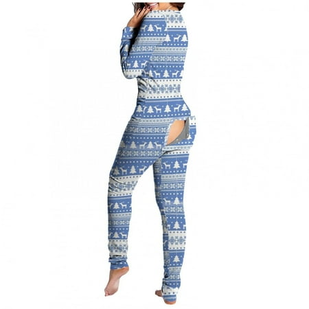Tarmeek Women s Onesies Christmas Pajamas Long One Piece Pajamas with Butt Flap Sexy V Neck Jumpsuit Romper Bodycon Bodysuit Sleepwear
Tarmeek Women s Onesies Christmas Pajamas Long One Piece Pajamas with Butt Flap Sexy V Neck Jumpsuit Romper Bodycon Bodysuit Sleepwear