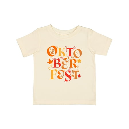 Inktastic Oktoberfest Fall Leaves Gift Baby Boy or Baby Girl T-Shirt