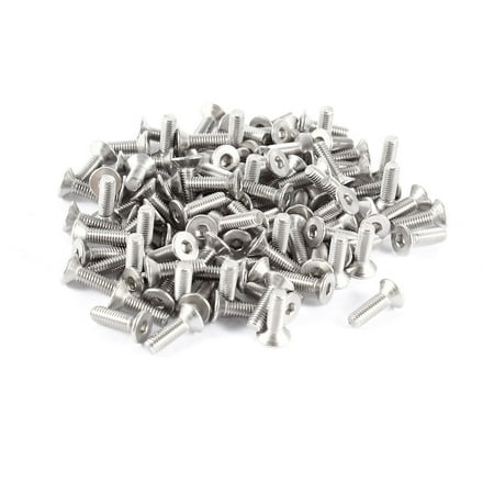 Unique Bargains 100 Pieces 304HC Stainless Steel Countersunk Socket Flat Head Bolt Screw M3x10mm
Unique Bargains 100 Pieces 304HC Stainless Steel Countersunk Socket Flat Head Bolt Screw M3x10mm