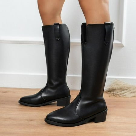 Tdoqot 2022 Boots for Women- Mid-Heel Christmas Gifts Chunky Heel Casual Women s Mid Calf Boots Black 41
Tdoqot 2022 Boots for Women- Mid-Heel Christmas Gifts Chunky Heel Casual Women s Mid Calf Boots Black 41