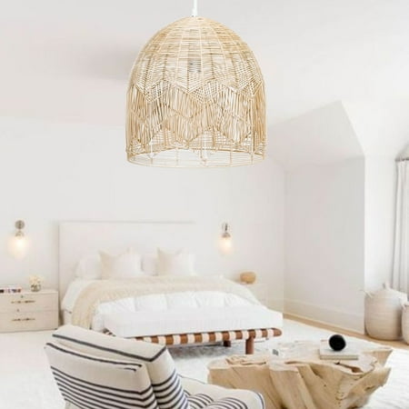 Berylove 1-Light Woven Pendant Light Bamboo Rattan Pendant Light Ceiling Fixtures Vintage Beige 19.5 x19.5
Berylove 1-Light Woven Pendant Light Bamboo Rattan Pendant Light Ceiling Fixtures Vintage Beige 19.5 x19.5