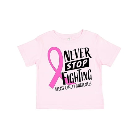 Inktastic Never Stop Fighting Breast Cancer Awareness Gift Toddler Boy or Toddler Girl T-Shirt
Inktastic Never Stop Fighting Breast Cancer Awareness Gift Toddler Boy or Toddler Girl T-Shirt