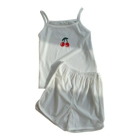 Toddler Girls Outfit Sets Summer New Ice Silk Cute Printed Suspenders + Shorts Two Piece Set
Toddler Girls Outfit Sets Summer New Ice Silk Cute Printed Suspenders + Shorts Two Piece Set