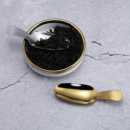 opvise Tea Spoon Mirror Polishing Anti Corrosion Short Handles 304 Stainless Steel Enlarged Head Dessert Sugar Salt Spice Scoop for Kitchen Golden B
opvise Tea Spoon Mirror Polishing Anti Corrosion Short Handles 304 Stainless Steel Enlarged Head Dessert Sugar Salt Spice Scoop for Kitchen Golden B