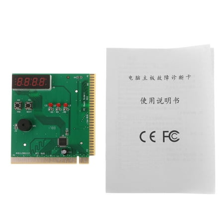 PCI & ISA Motherboard Analyzer Diagnostic Display 4-Digit Computer Debug Post Ca
PCI & ISA Motherboard Analyzer Diagnostic Display 4-Digit Computer Debug Post Ca