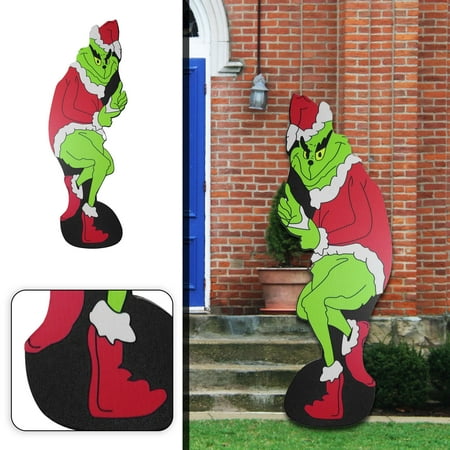 Yubatuo Grinch Christmas Decorations Stealing Christmas Lights Yard Grinchdecoration Christmas Decoration Outdoor Festivity to the Occasion Snowboard Garden Decoration Insert Sign for Garden Thief
Yubatuo Grinch Christmas Decorations Stealing Christmas Lights Yard Grinchdecoration Christmas Decoration Outdoor Festivity to the Occasion Snowboard Garden Decoration Insert Sign for Garden Thief