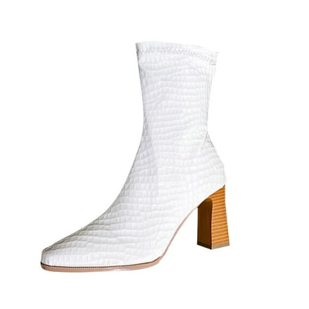 Autumn And Winter Square Head Thick Heel Short Boots With Zipper At The Back Fashionable And Comfortable High Heeled Large Women Boots
Autumn And Winter Square Head Thick Heel Short Boots With Zipper At The Back Fashionable And Comfortable High Heeled Large Women Boots