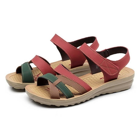 Jsezml Sandals for Women With Arch Support Open Toe Fashion Color Blocking Non-Slip Summer Beach Sandals Slippers
Jsezml Sandals for Women With Arch Support Open Toe Fashion Color Blocking Non-Slip Summer Beach Sandals Slippers