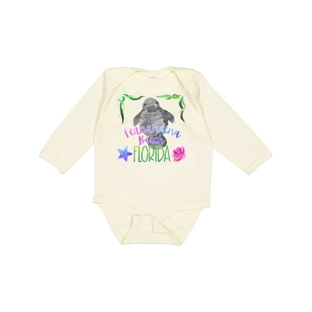 Inktastic Fernandina Beach Florida Cute Swimming Manatee Gift Baby Boy or Baby Girl Long Sleeve Bodysuit
Inktastic Fernandina Beach Florida Cute Swimming Manatee Gift Baby Boy or Baby Girl Long Sleeve Bodysuit
