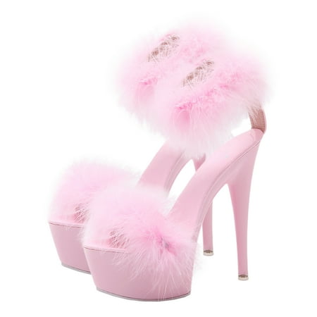 1Pair Spring Summer High-heeled Sandals Sexy Fashion Sandals Women Shoes