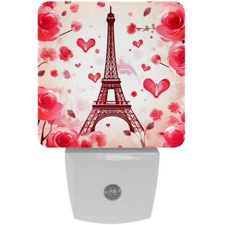 Valentine s Day LED Square Night Lights - Bright and Compact Bedroom or Bathroom Lighting Solution with Auto on/Off Sensor - Set of 2 Square Shaped Nightlights
Valentine s Day LED Square Night Lights - Bright and Compact Bedroom or Bathroom Lighting Solution with Auto on/Off Sensor - Set of 2 Square Shaped Nightlights