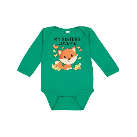 Inktastic My Sisters Love Me- little fox Gift Baby Boy or Baby Girl Long Sleeve Bodysuit
Inktastic My Sisters Love Me- little fox Gift Baby Boy or Baby Girl Long Sleeve Bodysuit