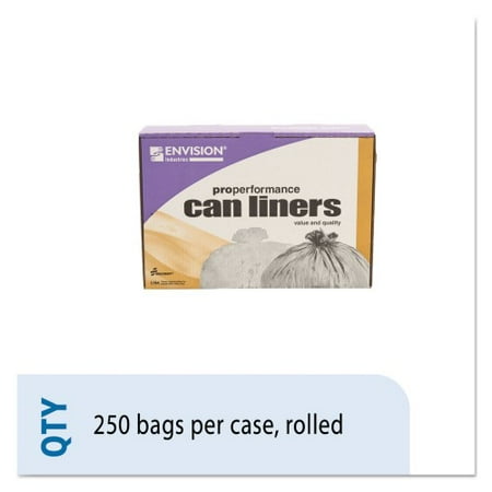 AbilityOne 8105015574973 SKILCRAFT High Density Coreless Roll Can Liner 40 x 48 Natural 250/Box
